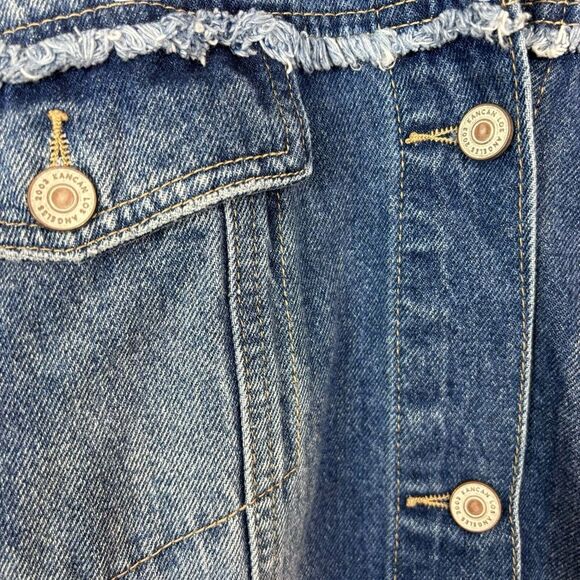 KanCan Plus Size Maurices Jean Jacket Distressed Denim Fall Capsule Size 4X - Picture 6 of 8